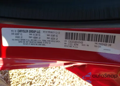 2014 Dodge Avenger Sxt from USA, damaged, VIN 1C3CDZCG3EN181432